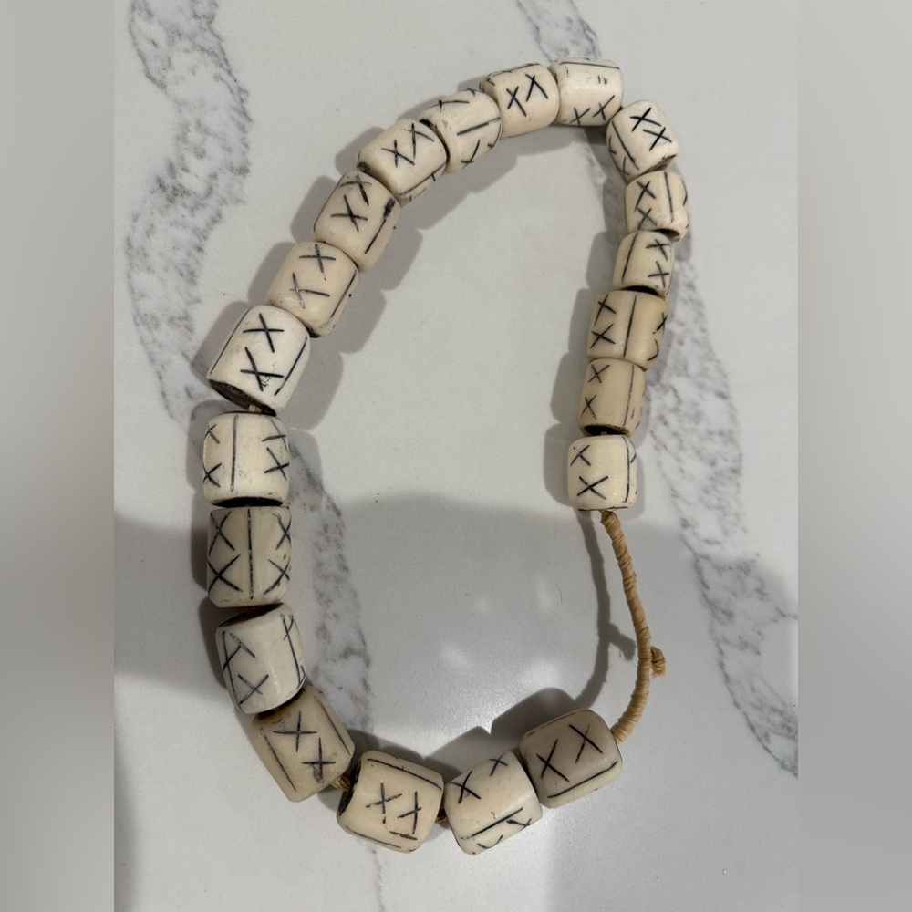 Handcrafted Beaded Strand Looks Great on Top of Coffee Table Books